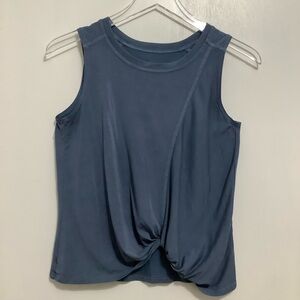 Exhale Tank Top Front Rushed  detail  Size XS (0114)